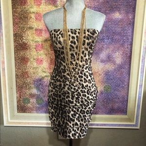 Mini cheetah dress